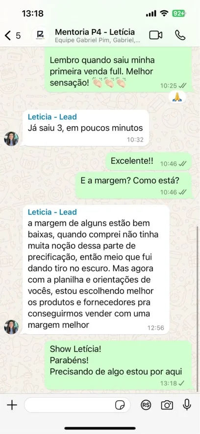 Depoimento de aluno 3