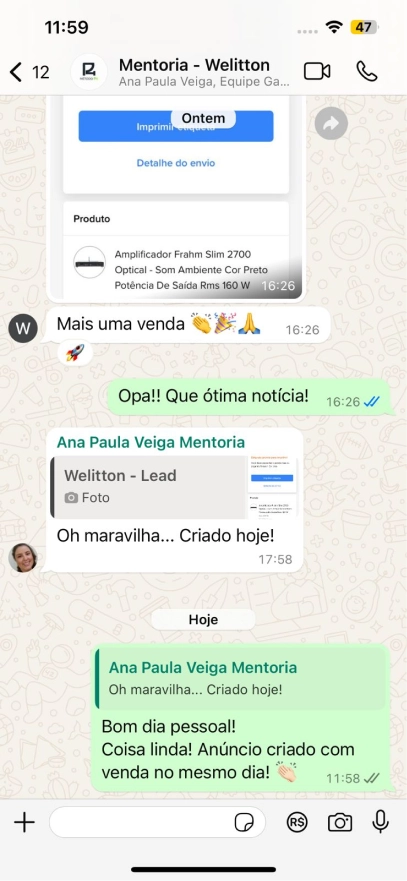 Depoimento de aluno 4